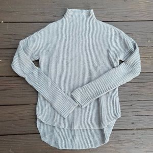 Brown knit turtle neck sweater